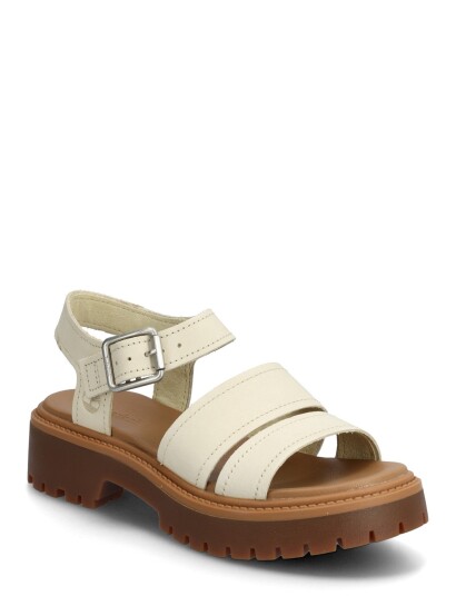Timberland Stone Street Backstrap Sandal Light Beige Nubuck   Beige   40