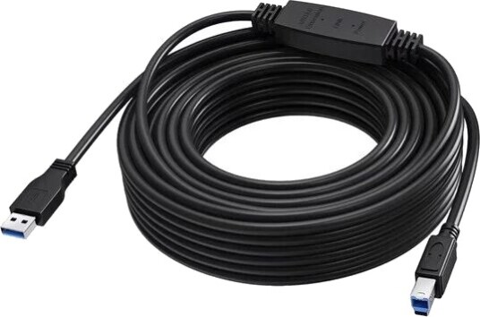 Vision USB A USB B kabel 15m TC 15MUSB3.0+/BL