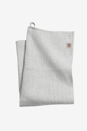 Lovely Linen Håndkle Classic i manglet lin Grå