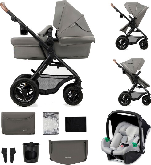 Kinderkraft MOOV 2 Air 3-in-1 Duovogn Light Grey Kinderkraft MOOV 2 Air 3-in-1 Duovogn Light Grey