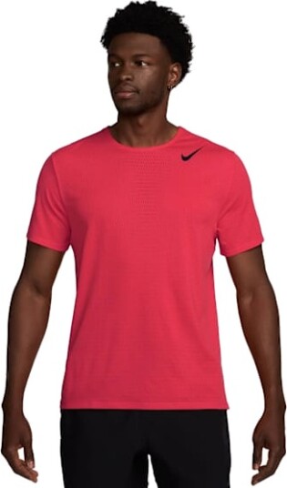 Nike Dri FIT ADV Aeroswift SS Top Herre Fusion Red/Black M