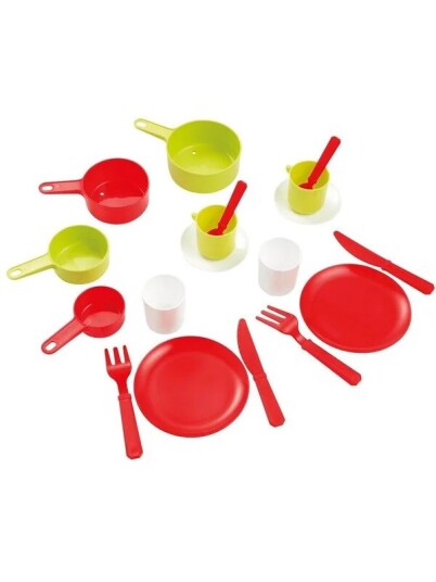 Ecoiffier 100% Chef Pan with Crockery Ecoiffier 100% Chef Pan with Crockery