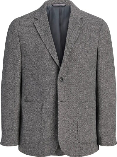 Jack & Jones Jprblumartin Tweed Dalton Blazer   DARK GREY   52
