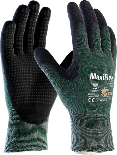 ATG MaxiFlex Dark Green Cut 3B DT HT hansker, 12 par ,SBG-34-8443 9 ATG MaxiFlex Dark Green Cut 3B DT HT hansker, 12 par ,SBG-34-8443 9