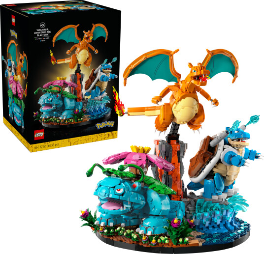 Lego Venusaur Charizard Og Blastoise