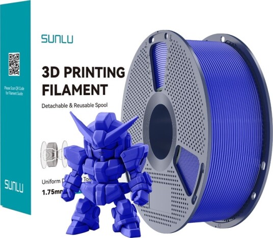 Sunlu Pla+ 2.0 1.75 Mm 1 Kg (Lys Blå) Filament