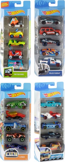 Hot Wheels Biler 5-Pakk Blandet Hot Wheels Biler 5-Pakk Blandet