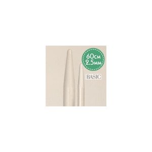 Drops Basic Rundpinner Aluminium 60cm 2.50mm / 23.6in US 1½ Drops Basic Rundpinner Aluminium 60cm 2.50mm / 23.6in US 1½