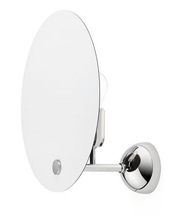 Nemo Kuta Vegglampe Krom/ Hvit/ Sort