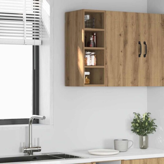 Hengende skap artisan eik 20x29,5x60 cm konstruert tre 8721158425119