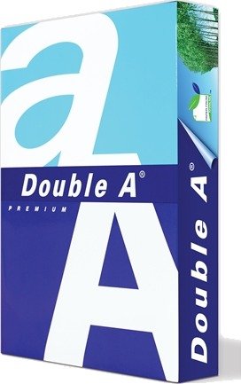 Double A Premium Papir A4 80 g/m² 500 ark Hvit