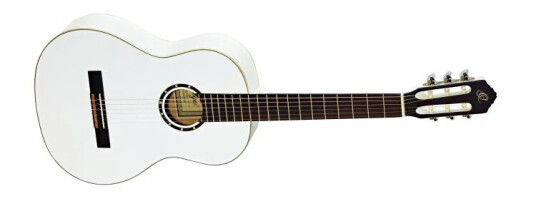 Ortega Guitars Ortega R121wh Klassisk Gitar 4/4 Gloss Hvit