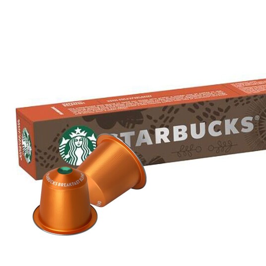 Nespresso Starbucks Breakfast Blend til Nespresso. 10 kapsler