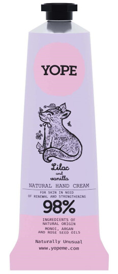 YOPE Botanical Hand Cream Lilac and Vanilla 50 ml