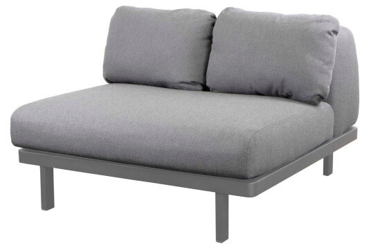 Cane-line Space 1-seters modul Light grey Grå