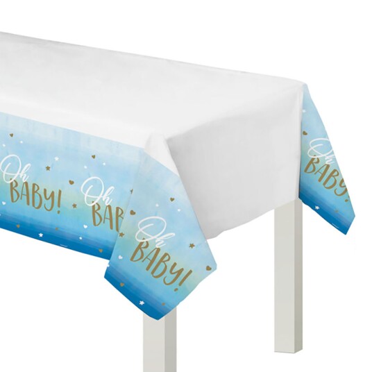 Amscan International Plastduk Oh Baby Boy Blå