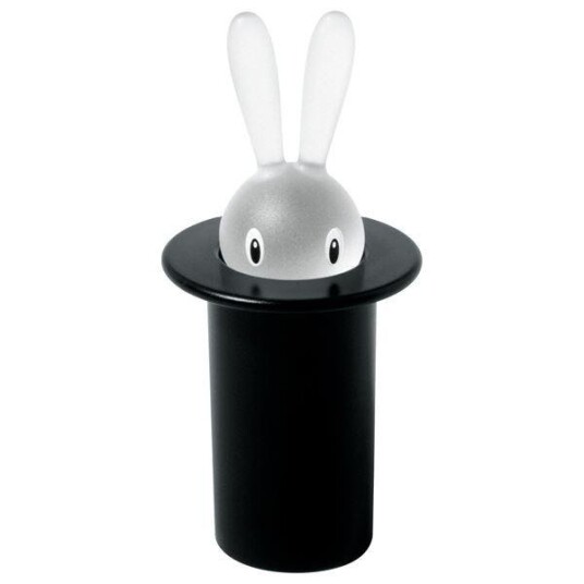 Alessi - Magic Bunny tannpirkeholder svart Alessi - Magic Bunny tannpirkeholder svart