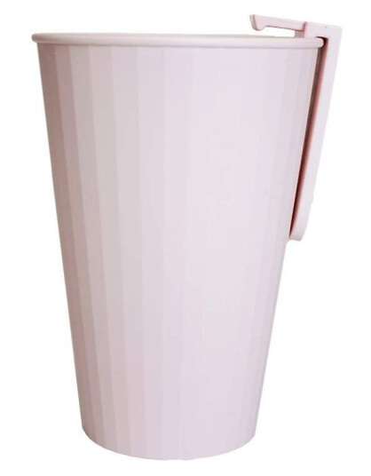 Tannbørsteholder med krus - Rosa