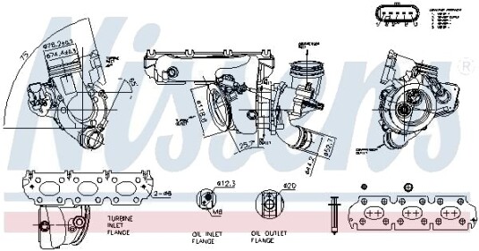 NISSENS 93321 Turbolader