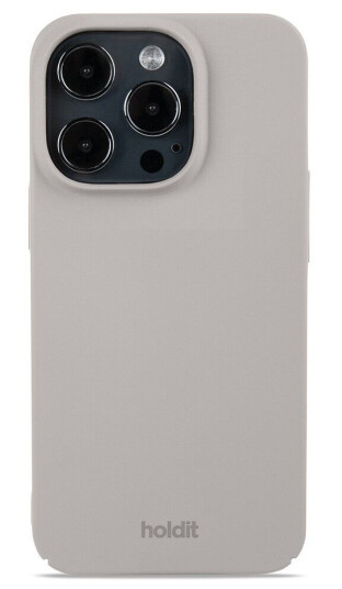 Holdit iPhone 14 Pro Slim Plast Deksel - Taupe