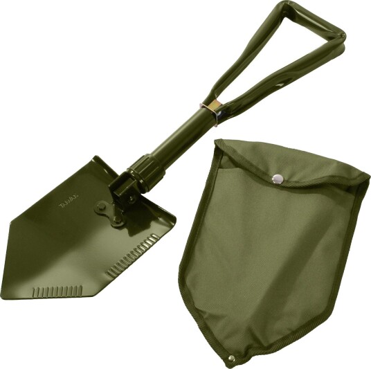 Rothco Deluxe trefoldig spade oliven Oliven, Grønn