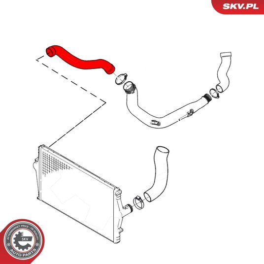 Ladeluftslange ESEN SKV 43SKV261