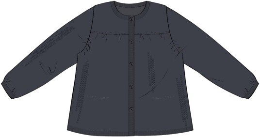 Mørk BlåGrå Sonja Baby Cardigan (74 / 9 mnd)