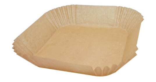 Sanz World BIOGREEN Airfryerpapir 16x16cm 50stk