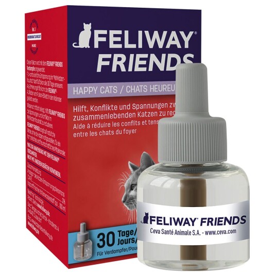 Feliway Friends Diffuser Til Stikkontakt 48 ml Gjenfyllingsflakong Feliway Friends Diffuser Til Stikkontakt 48 ml Gjenfyllingsflakong