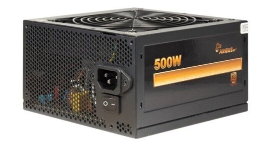 Inter-Tech Argus BPS-500 Strømforsyning (PSU) - 500 Watt - 120 mm - 80 Plus Bronze sertifisert