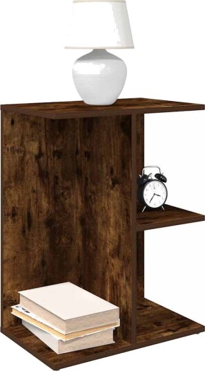  Nattbord 2 stk røkt eik 46,5x29x61 cm konstruert tre 8721158575388