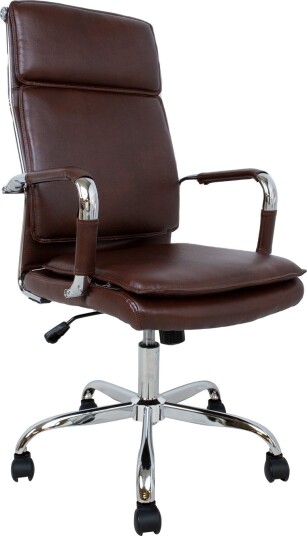 Kontorstol HOME4YOU Ultra 106,5–116,5 cm Brun - brun