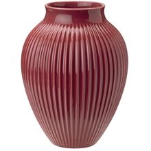 Knabstrup Keramik Knabstrup Vase spor 27 cm Bordeaux
