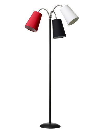 Nielsen Salsa gulvlampe, rød/sort/hvit Nielsen Salsa gulvlampe, rød/sort/hvit