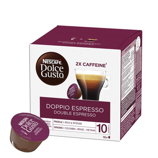 Dolce Gusto Nescafé Espresso Doppio til Dolce Gusto. 16 kapsler