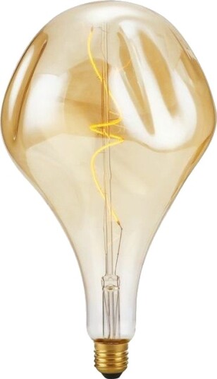 Spl E27 4W XXL Filament LED pære   A165 Mystery dimbar 2000K gullfarget glass   Dimbar : Dimbar Kulør : Ekstra varm