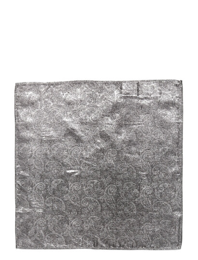 Amanda Christensen Pocket Square - Silver - ONE SIZE