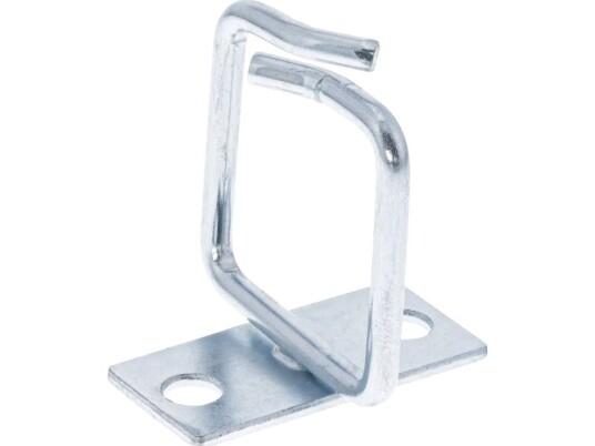 Inline 19110H Kabelbrakett Bord/Vegg Stål Sølv