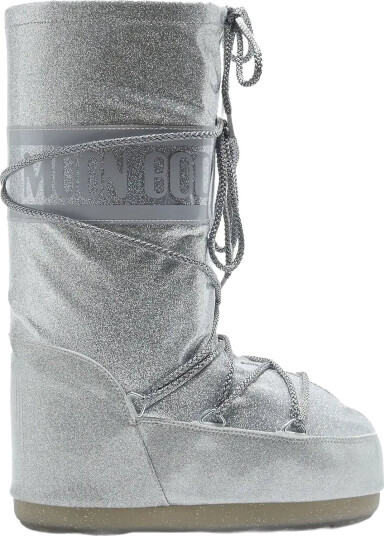 Moon Boot Mb Icon Glitter - Silver - 27-30 Moon Boot Mb Icon Glitter - Silver - 27-30