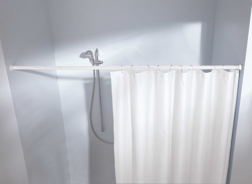 Kleine Wolke stang til dusjforheng 75-125 cm, hvit
