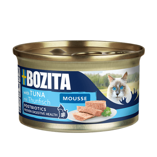 Bozita Katt Mousse MSC Tunfisk 85 g Våtfôr for Katt med Helsefokus