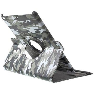 iPad 9.7 2017/2018 Roterende Deksel Kamuflasje