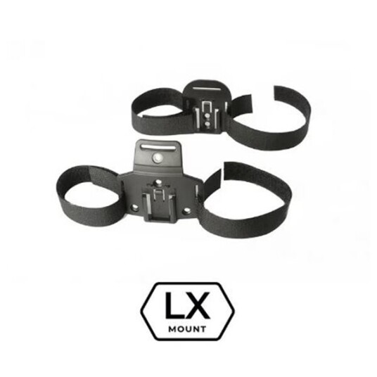 LedX Lamp And Battery Mount For Helmets WithAir Vents Lx-Mount