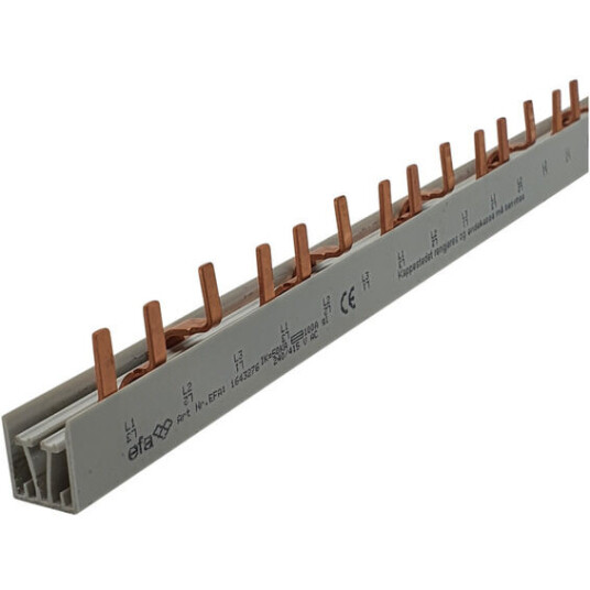 EFA Samleskinne stift S3/16 L1-L2-L3 16mm² 1m - 1643276