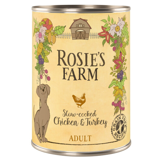 Rosie'S Farm Økonomipakke Adult 24 X 400 G Kylling & Kalkun Rosie'S Farm Økonomipakke Adult 24 X 400 G Kylling & Kalkun