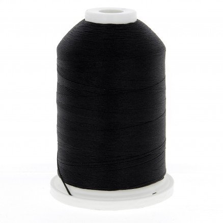 A&E Thread BSG Flock 40 Overlocking tråd teksturert 1474 Svart 1500 m