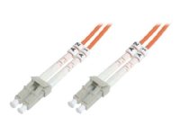 Digitus 3m LC Multimodus Fiberoptisk Koblingskabel 50/125 mikroner Turkis