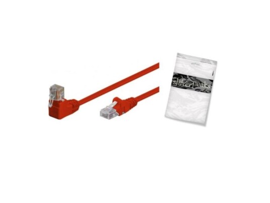 shiverpeaks Patchkabel S/FTP Cat.6 PIMF Winkel rot 0,25m