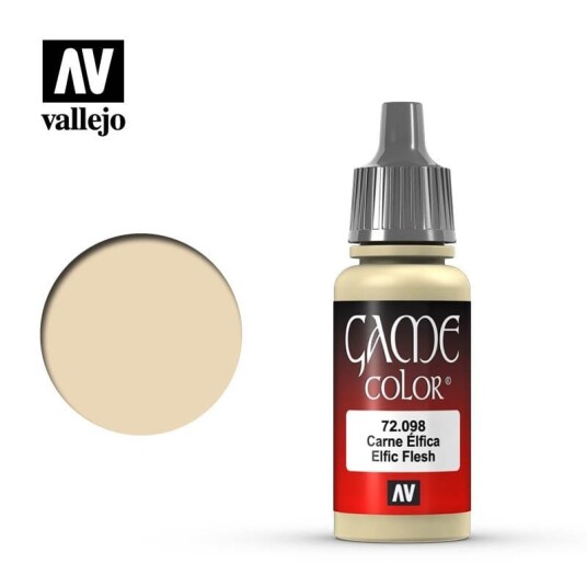 Vallejo Game Color Elfic Flesh 17 ml Brun Modellbygging