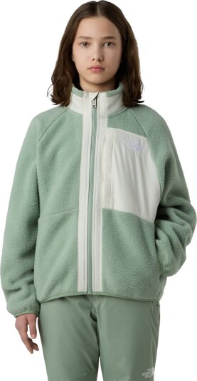 The North Face Girls" Yumiori Full Zip Jacket Slate Moss/White Dune, XXL